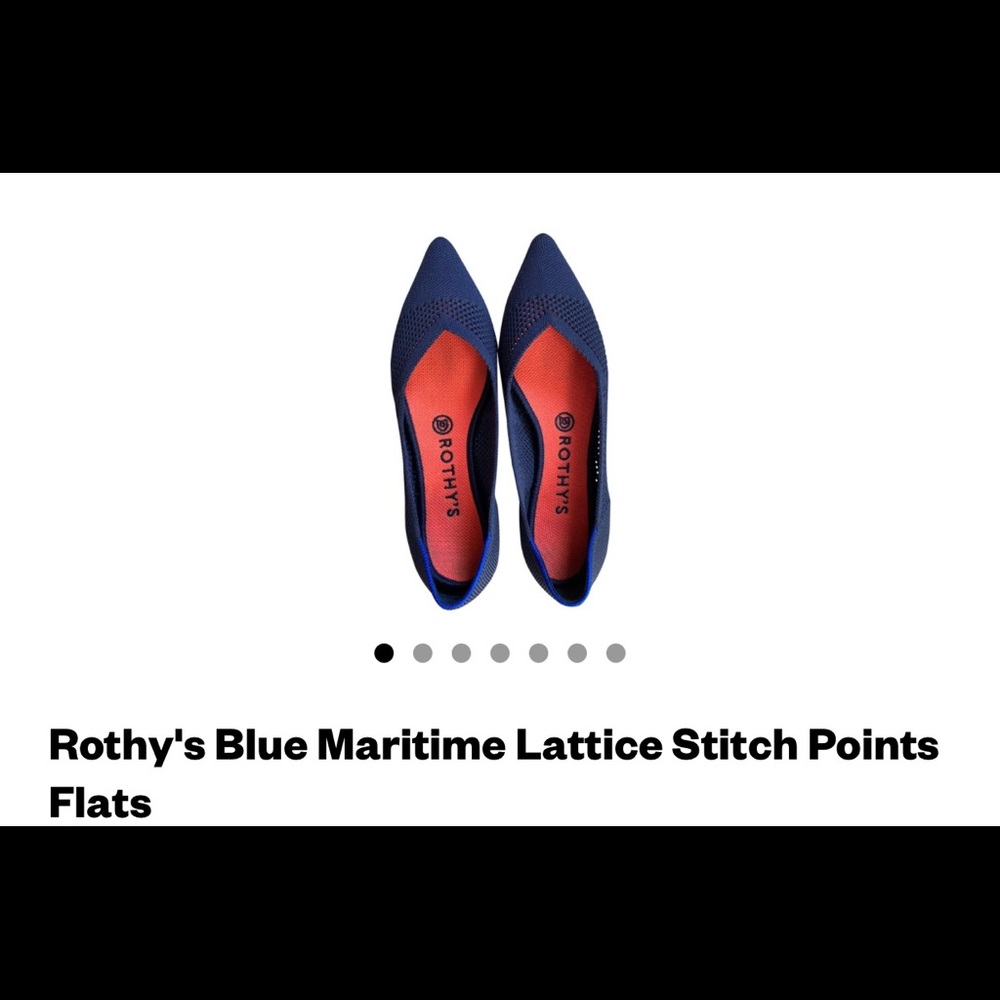 Rothy’s point shoe size 8.5w